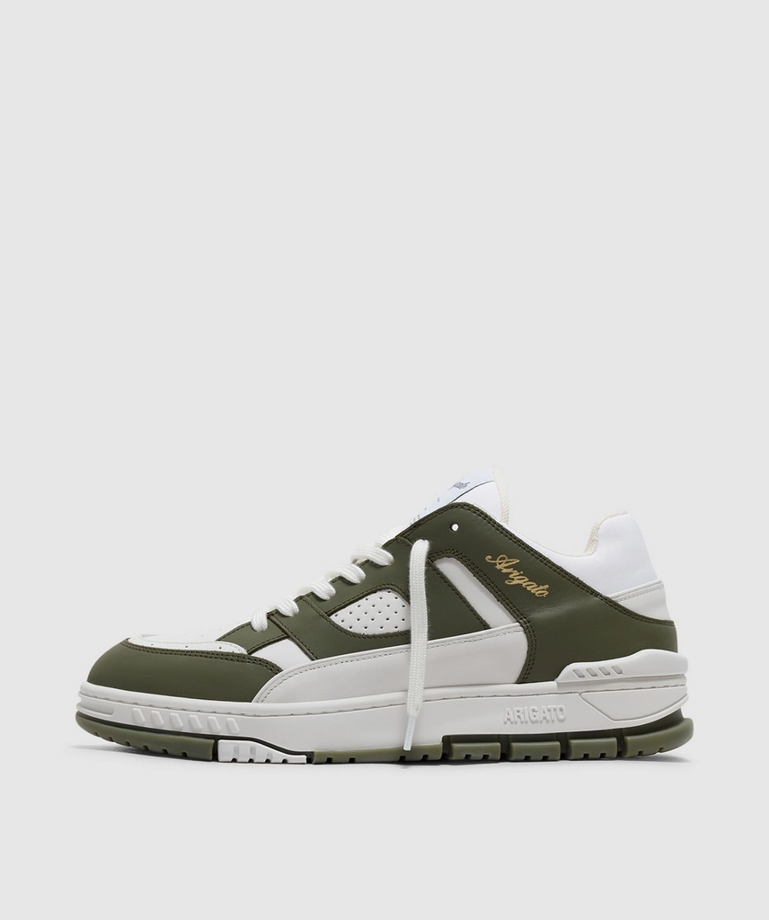 Axel Arigato Area Lo Sneaker (White/Dk Green - 41) - Size 41